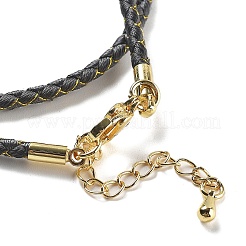 Изготовление плетеных ожерелий из полиэфирного шнура&nbsp;MAK-L043-03G-01