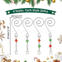 100 шт. 4 стиля&nbsp;HJEW-WR00028