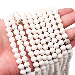 Бусины из натурального магнезита круглой формы&nbsp;G-M138-42-A