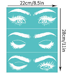 Самоклеящийся трафарет для шелкографии&nbsp;DIY-WH0338-167
