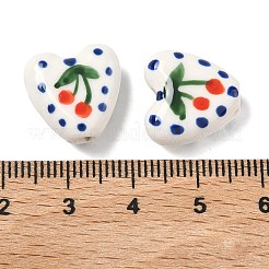 Фарфоровые эмалевые бусины ручной работы&nbsp;PORC-K011-02E