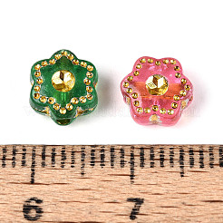 Пластиковые цветочные бусы&nbsp;KY-T041-26A-M