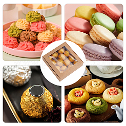 Квадратная складная креативная картонная коробка&nbsp;LS-CON-WH0086-15B