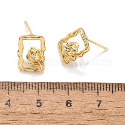 Латунь серьги&nbsp;LS-EJEW-G432-01G