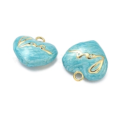 Латунь эмаль подвески&nbsp;KK-H259-10G-02