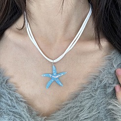 Подвеска в виде морской звезды из богемной смолы&nbsp;FS-WG78CDF-02