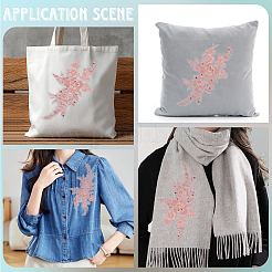 Аксессуары для вышивки цветочной марлей и блестками&nbsp;DIY-WH20081-002B