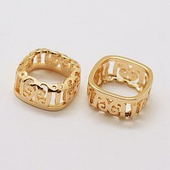 Латунь пришить настройки зубца&nbsp;LS-KK-E753-02LG-10x10