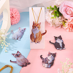 1 пакет больших подвесок из непрозрачного акрила с принтом&nbsp;OACR-TA0003-98