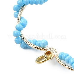 Подвески в форме сердца из стеклянных бусин&nbsp;PALLOY-MZ00463-01