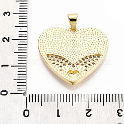 Латунные микропаве прозрачные подвески с фианитом&nbsp;KK-N268-34G