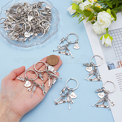 24шт. автомобильные брелки из сплава&nbsp;KEYC-GO00020