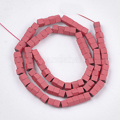 Окрашенного распылением немагнитных синтетических нитей гематита бусы&nbsp;G-T116-22-12