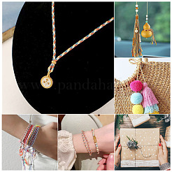 1 рулон трехцветного поликоттонового шнура с металлическим покрытием&nbsp;OCOR-TA0002-42B