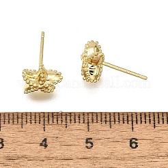 Латунь серьги&nbsp;LS-EJEW-H157-01G-04