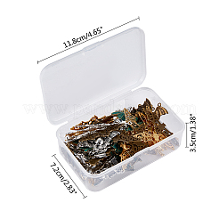 Подвески из цинкового сплава и комплекты звеньев для филигранных столярных изделий&nbsp;PALLOY-PH0013-81