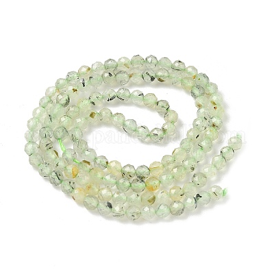 Природные пренит нитей бисера&nbsp;G-S300-12-3mm-01-1