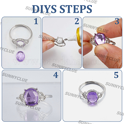 4 шт. регулируемые латунные кольцевые компоненты&nbsp;KK-SC0007-02A-1