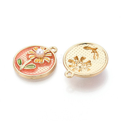 Подвески из эмали&nbsp;ENAM-T024-84A-G-1