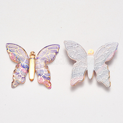 Прозрачные акриловые подвески&nbsp;LS-TACR-R140-06G-1