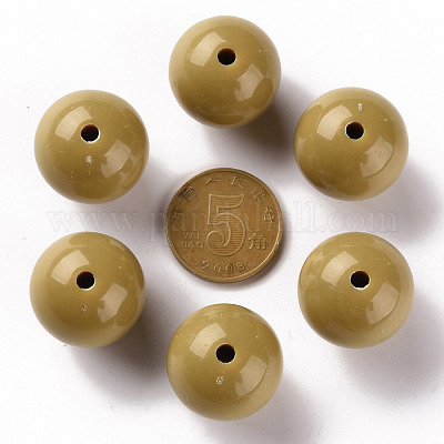 Непрозрачные акриловые бусины&nbsp;MACR-S370-C20mm-29-1