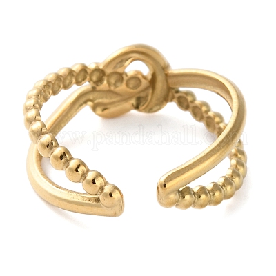 Открытые кольца из нержавеющей стали 304 RJEW-S393-02F-1