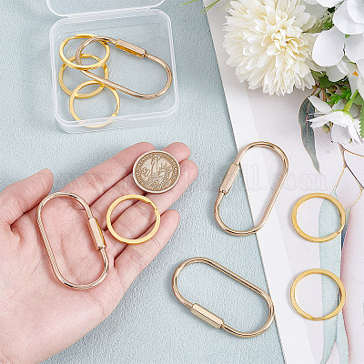 6 шт. разъемные кольца из сплава&nbsp;FIND-UN0007-32-1