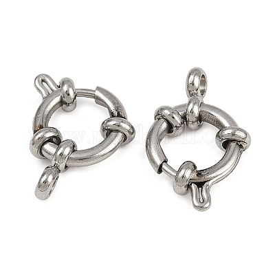 Застежки-кольца из нержавеющей стали 304 STAS-B095-02P-01-1