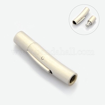 Застежки для ожерелий из матовой нержавеющей стали 304 STAS-I013-3mm-A-1