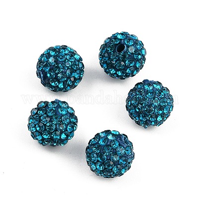 Pave disco бусины&nbsp;RB-Q195-10mm-229-1