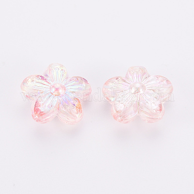 Прозрачные акриловые бусины TACR-S154-45C-902-1