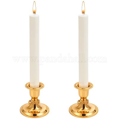 Подсвечники из цинкового сплава&nbsp;AJEW-WR0003-13G-1