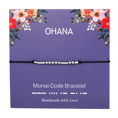 Браслеты с азбукой Морзе Охана&nbsp;FS-WG6A0C8-15-1