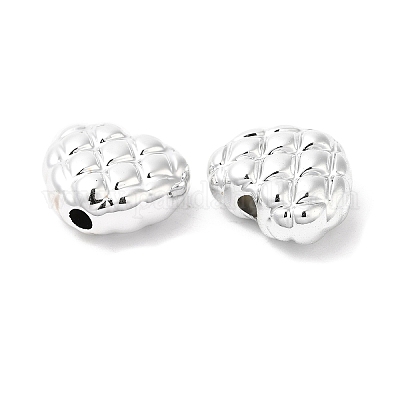 Гальваническое покрытие CCB пластиковые вафельные бусины&nbsp;X-PACR-C004-08P-1