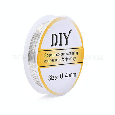Круглая медная проволока для ювелирных изделий&nbsp;CWIR-Q006-0.4mm-S-1