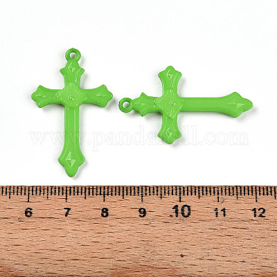 Непрозрачные акриловые подвески&nbsp;SACR-WH0017-01B-1