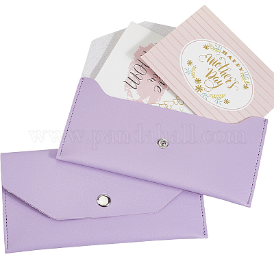 Кошельки из искусственной кожи с кнопками из сплава&nbsp;AJEW-WH20059-54B-1