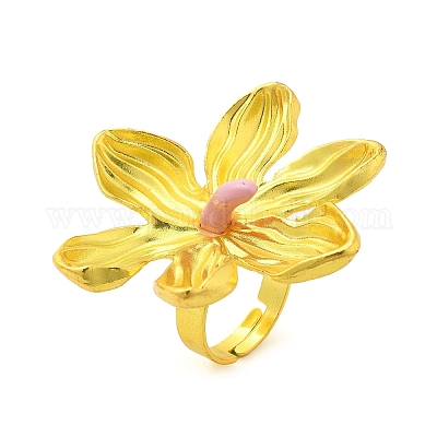 Регулируемые кольца-цветы из сплава для женщин&nbsp;LS-RJEW-B124-01B-1