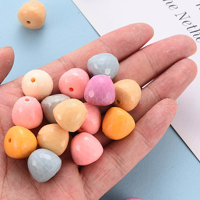 Непрозрачные акриловые бусины&nbsp;X-MACR-S373-10A-1