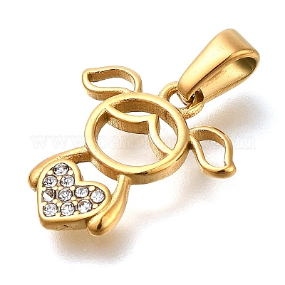 Подвески из нержавеющей стали 304 с ионным покрытием (IP) STAS-Z113-08G-1