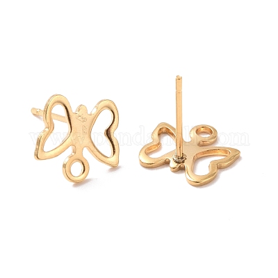 201 фурнитура для сережек-гвоздиков из нержавеющей стали STAS-K241-16G-1