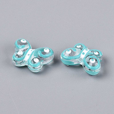 Прозрачные стеклянные бусины&nbsp;GLAA-T025-20B-1