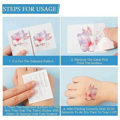 Боди-арт татуировки наклейки&nbsp;MRMJ-WH0070-75A-1