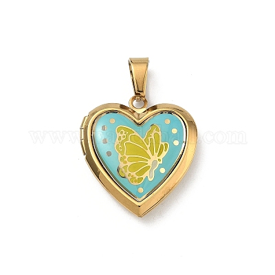 Подвески-медальоны из нержавеющей стали 304&nbsp;STAS-H255-02G-13-1