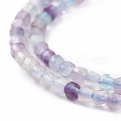 Природного флюорита бисер нитей&nbsp;LS-G-H266-21-1
