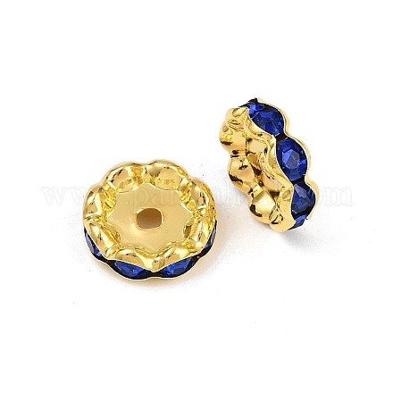 Латунные бусины разделители для поставки стразов&nbsp;RB-A014-L12mm-05G-1