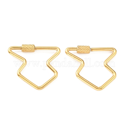 Карабин с замком из нержавеющей стали 304 STAS-C092-04C-G-1