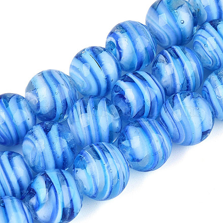 Бусы лэмпворк ручной работы&nbsp;LAMP-T023-30C-1