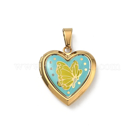 Подвески-медальоны из нержавеющей стали 304&nbsp;STAS-H255-02G-13-1