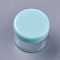 20G PS Plastic Portable Facial Cream Jar, Empty Refillable Cosmetic Containers, with Screw Lid, Aquamarine, 3.7x3.1cm, Capacity: 20g